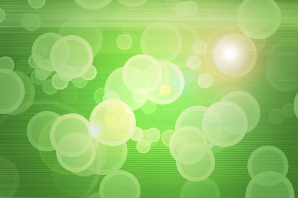 Green bokeh abstract light background — Stock Photo, Image