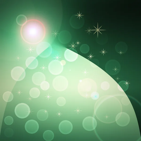 Grüne Bokeh abstrakte Licht Hintergrund — Stockfoto
