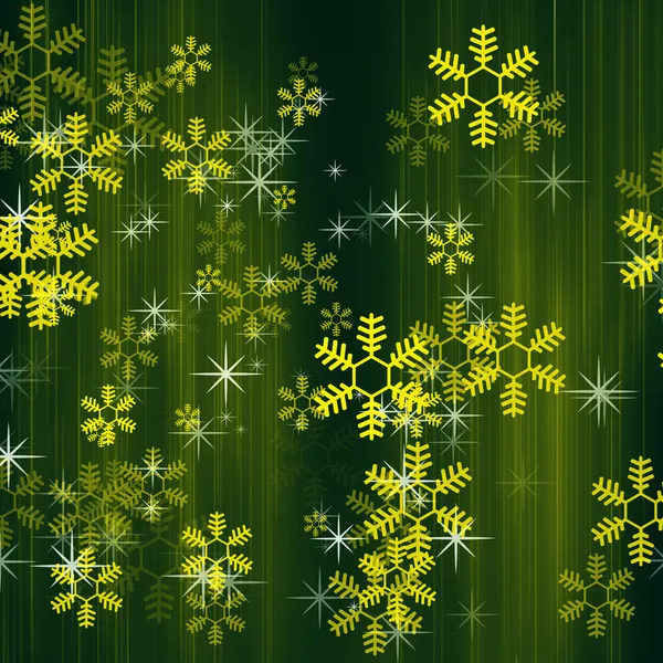 Decorative christmas background with lights and stars — Stock Photo, Image