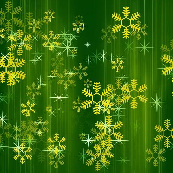 Decorativo sfondo natalizio con luci e stelle — Foto Stock