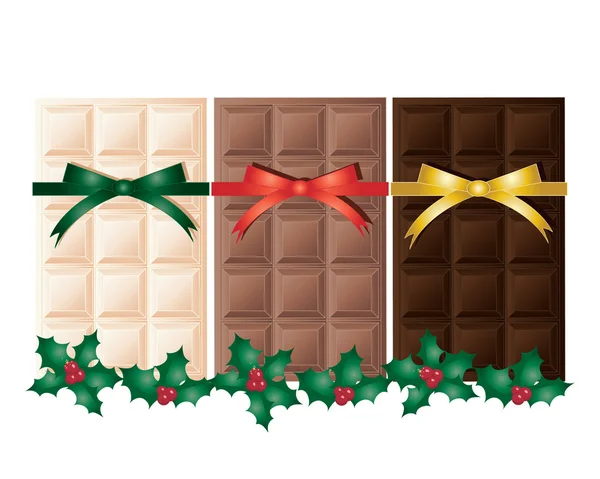 Feestelijke chocolade — Stockvector