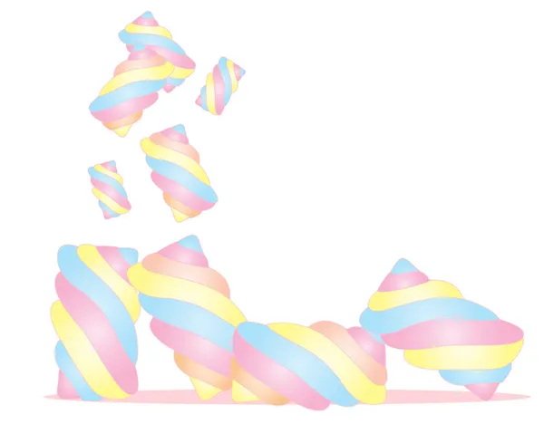 Marshmallow Stok Ilustrasi Bebas Royalti