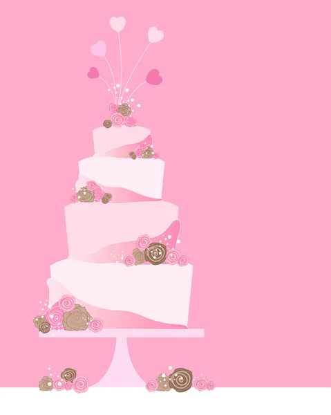 Gâteau de célébration — Image vectorielle