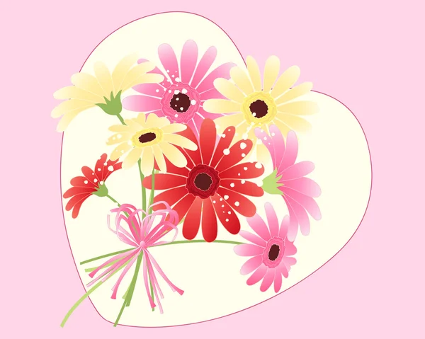 Bouquet Gerbera — Image vectorielle