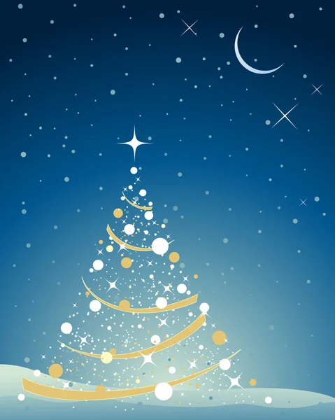 Nuit de Noël — Image vectorielle