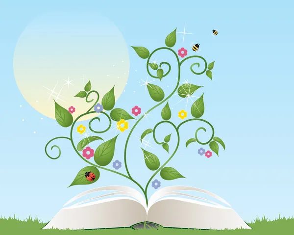 Książki ogrodnicze — Wektor stockowy