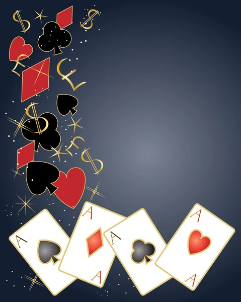 Conception de poker — Image vectorielle