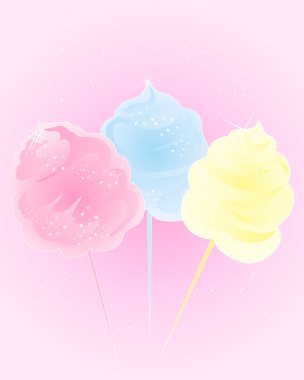 cotton candy sweet clipart