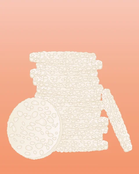 Gâteaux de riz — Image vectorielle