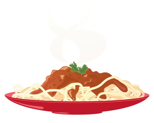 Spaghetti bolognese Royalty Free Stock Illustrations