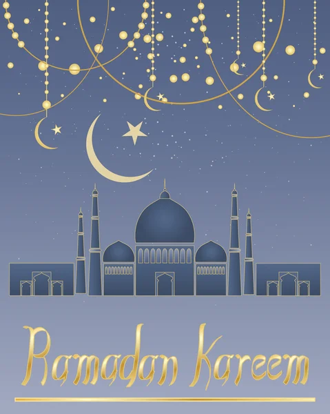 Κάρτα για το Ραμαζάνι — Διανυσματικό Αρχείο