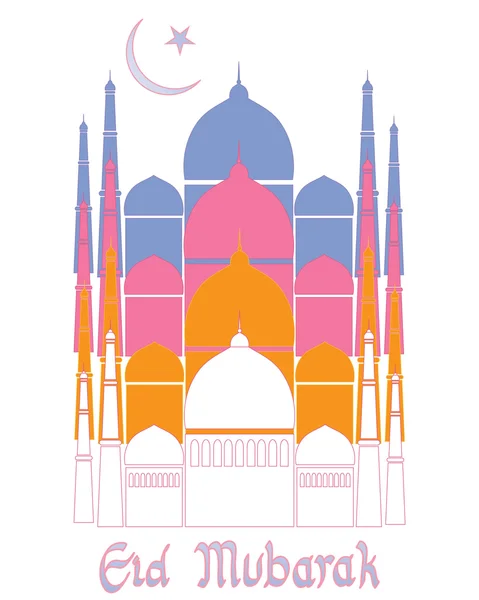 Mosque background — Stock Vector