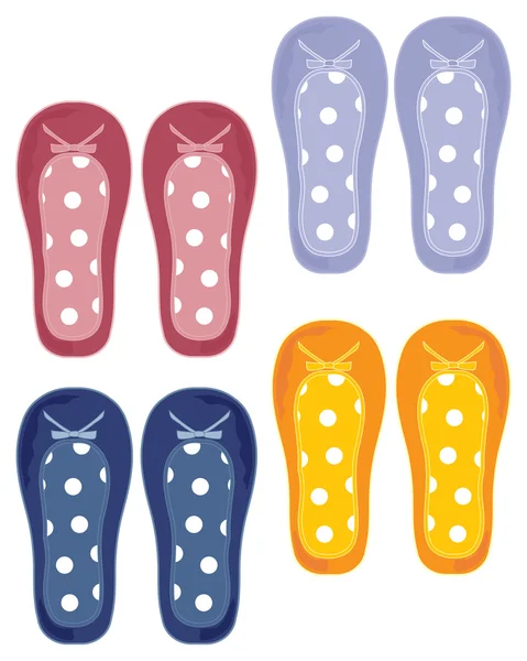 Slippers — Stock Vector