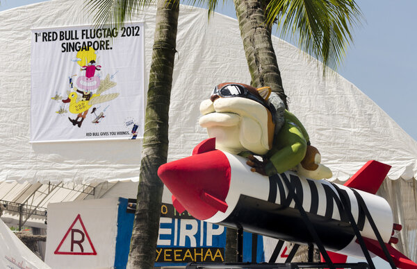 SINGAPORE, SINGAPORE- October 28: Crazy flight day "Red Bull Flu