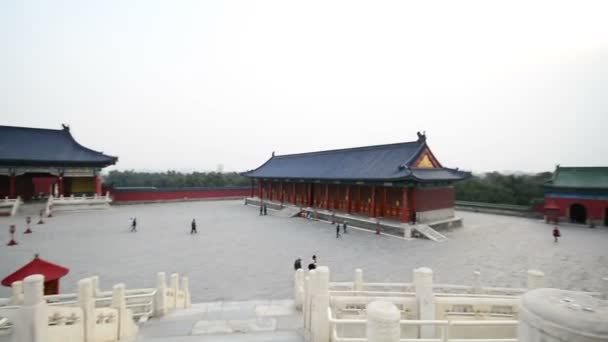 Nebeský chrám v bijingském porcelánu — Stock video