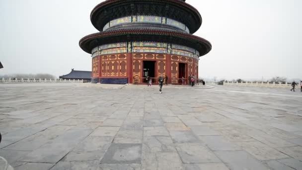 Himlens tempel i beijing porslin — Stockvideo