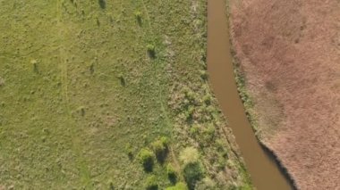 Beautiful Panorama aerial footage of Lutsk countryside