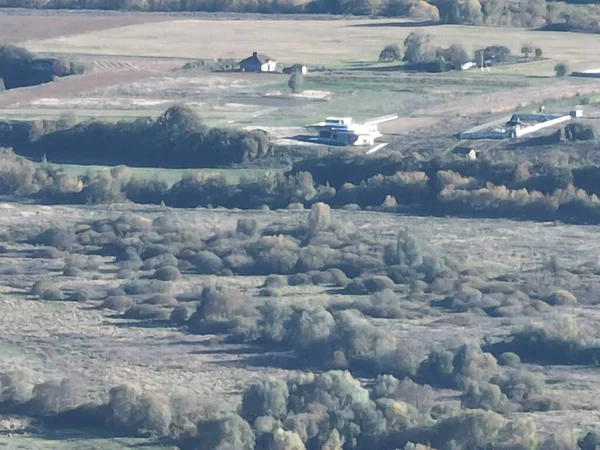 Bella Vista Drone Del Terreno Campagna — Foto Stock