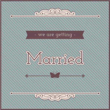 düğün davetiyesi, kart şablonu, Çift