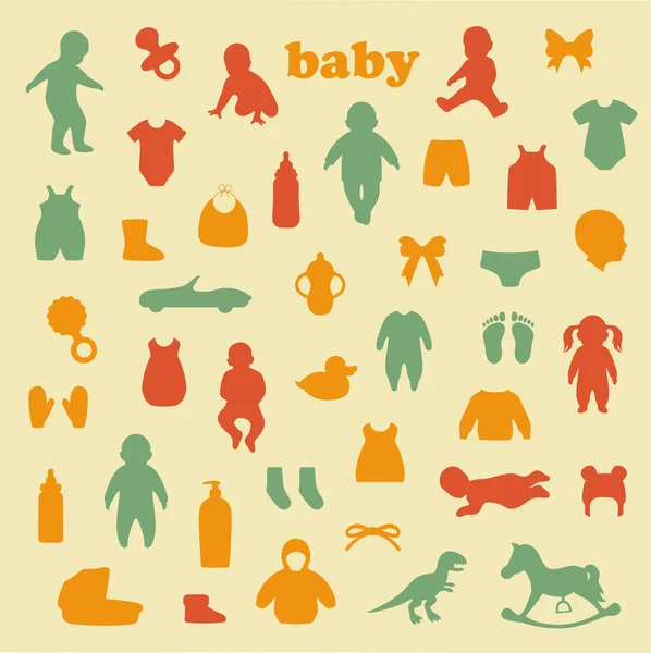 Babyiconen — Stockvector