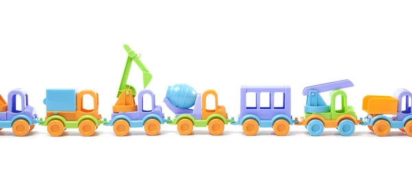 Toy train of trucks — Stock Photo, Image