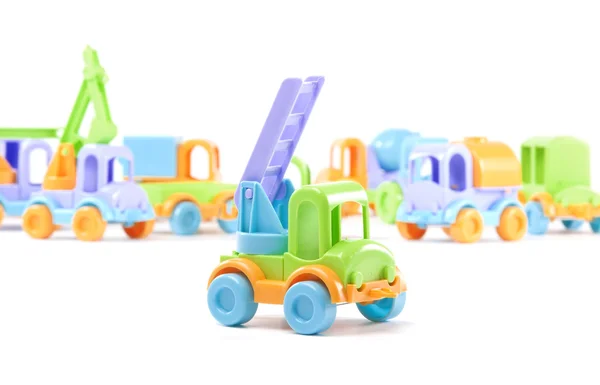 Іграшка вантажівки — стокове фото