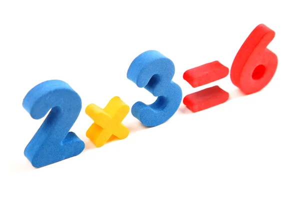 Ejemplo de matemáticas con números — Foto de Stock