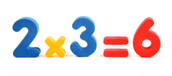 Ejemplo de matemáticas con números — Foto de Stock