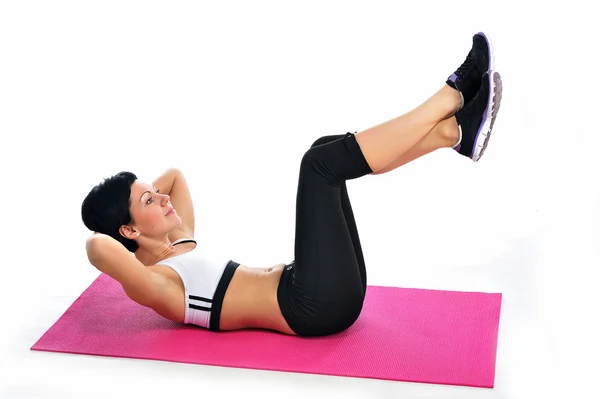 Portrait of young fitness woman — Stock Photo, Image