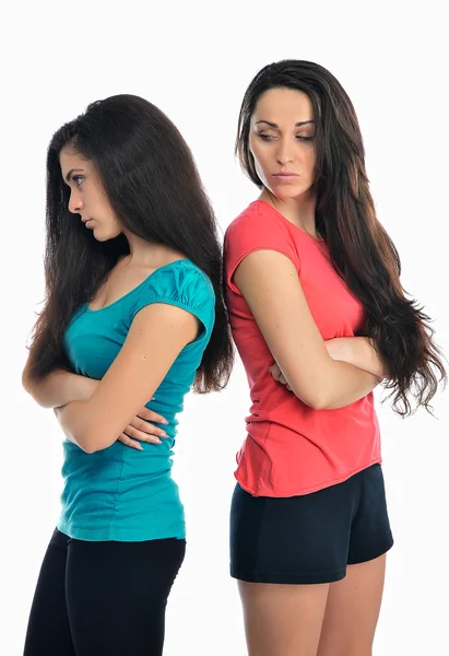 Pelea entre hermanas — Foto de Stock