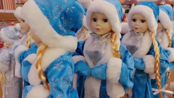 Nikolaev Ucrania Diciembre 2021 Decoraciones Navidad Tienda Epicenter — Vídeos de Stock