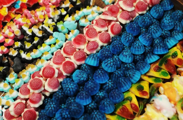 Deliciosa Textura Colorida Caramelos Jalea Dulces Jalea Fondo —  Fotos de Stock