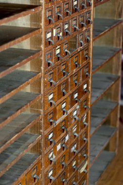 Vintage dosya dolabı