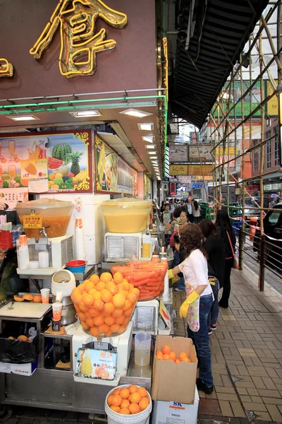 Hong kong straat voedsel — Stockfoto