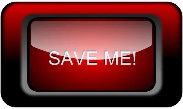 Save Me Button — Stockfoto