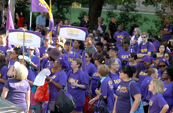 Desfile do Dia do Trabalho de Toronto — Fotografia de Stock