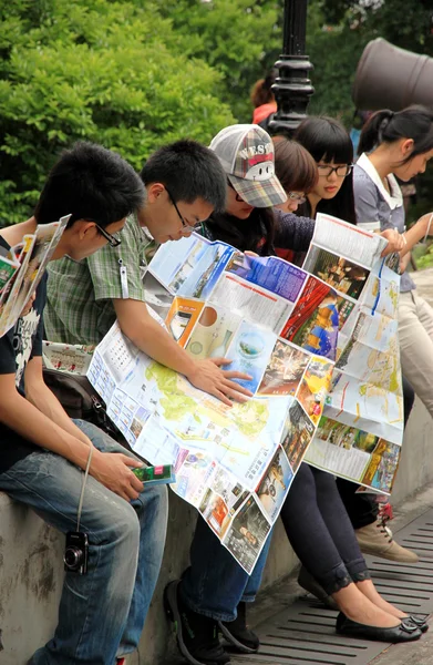 Toeristen in macau — Stockfoto