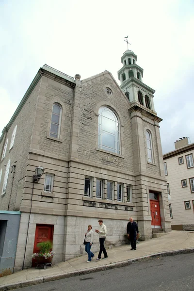 Quebec city sokak görünümü — Stok fotoğraf