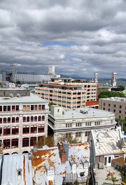 Uitzicht op de Quebec stad — Stockfoto