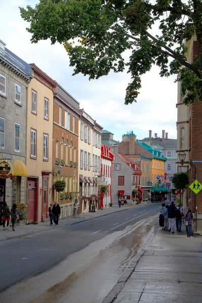 Rua da cidade de Quebec — Fotografia de Stock