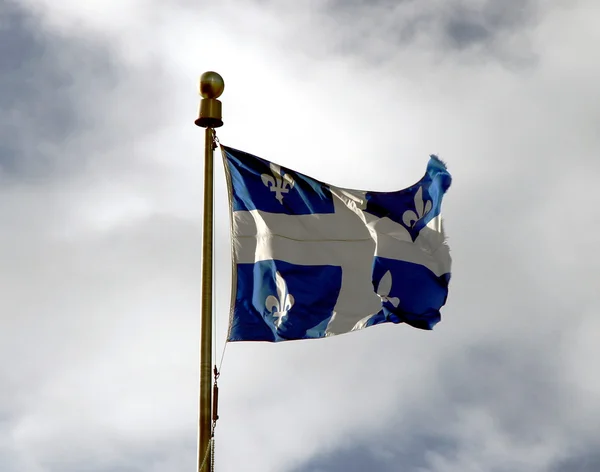 Σημαία Quebec Royalty Free Φωτογραφίες Αρχείου