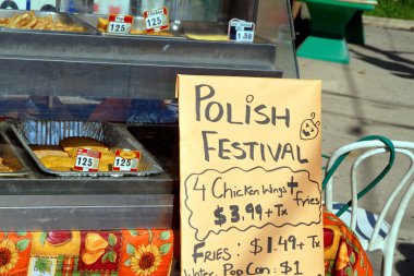 Polish Food Street Stand clipart