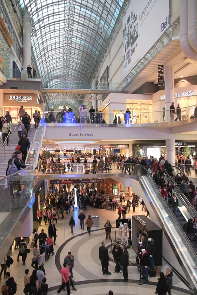Compras de Navidad en Toronto — Foto de Stock