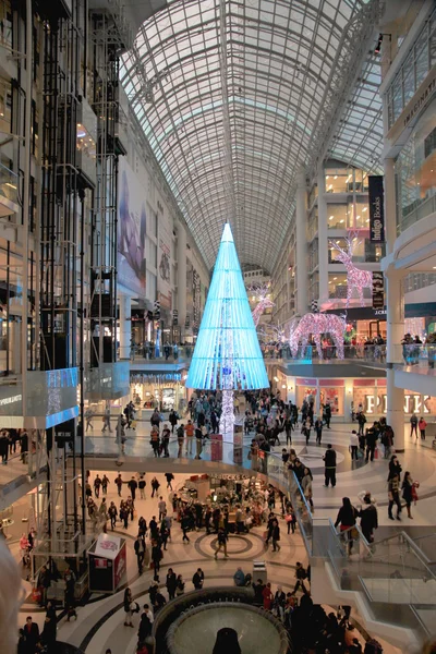 Compras de Navidad en Toronto — Foto de Stock