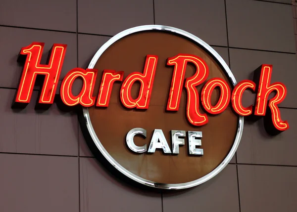 Знак Hard Rock Cafe — стоковое фото