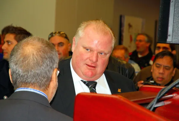 Sindaco di Toronto Rob Ford — Foto Stock