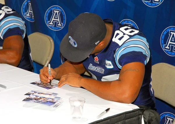 Toronto Argonautas Jogadores Assinando autógrafos — Fotografia de Stock