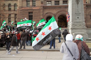 Syrian Demonstrators clipart