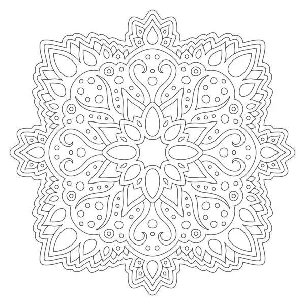 Clip Art Pour Livre Colorier Avec Motif Linéaire — Image vectorielle