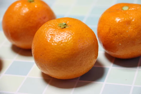 Frische Und Frische Früchte Mandarinen — Stockfoto
